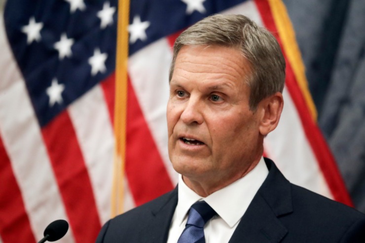 Tennessee Gov. Bill Lee, seen here in July,&nbsp;has granted a temporary reprieve to Pervis Payne. (Mark Humphrey/AP)